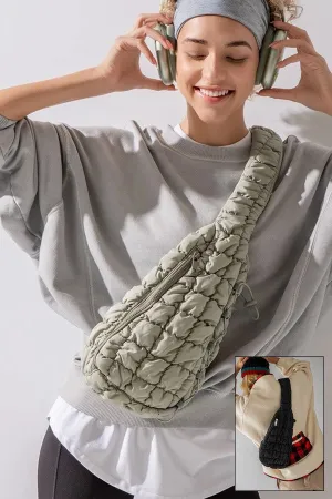 Quilted On-The-Go Sling Bag