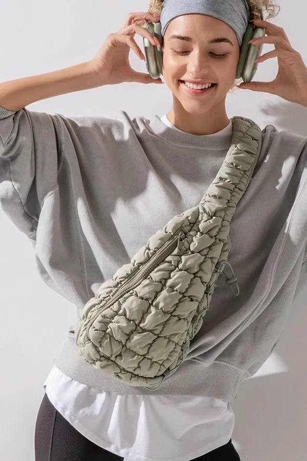 Quilted On-The-Go Sling Bag