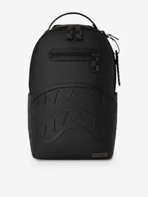 Sprayground Kids Core Embossed Check Backpack in Black (46cm)