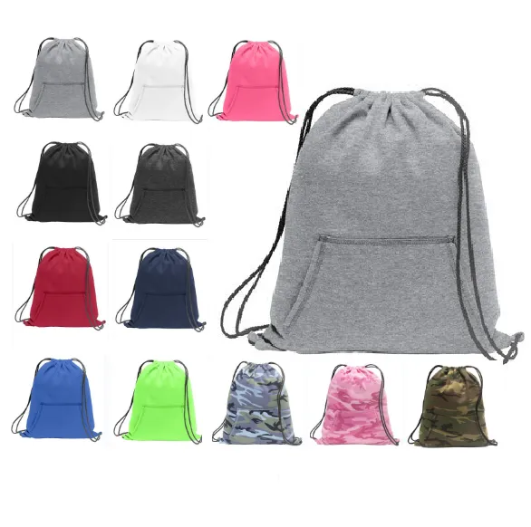 Stylish Sweatshirt Cinch Pack Drawstring Backpack