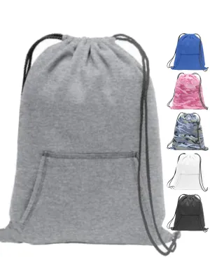 Stylish Sweatshirt Cinch Pack Drawstring Backpack