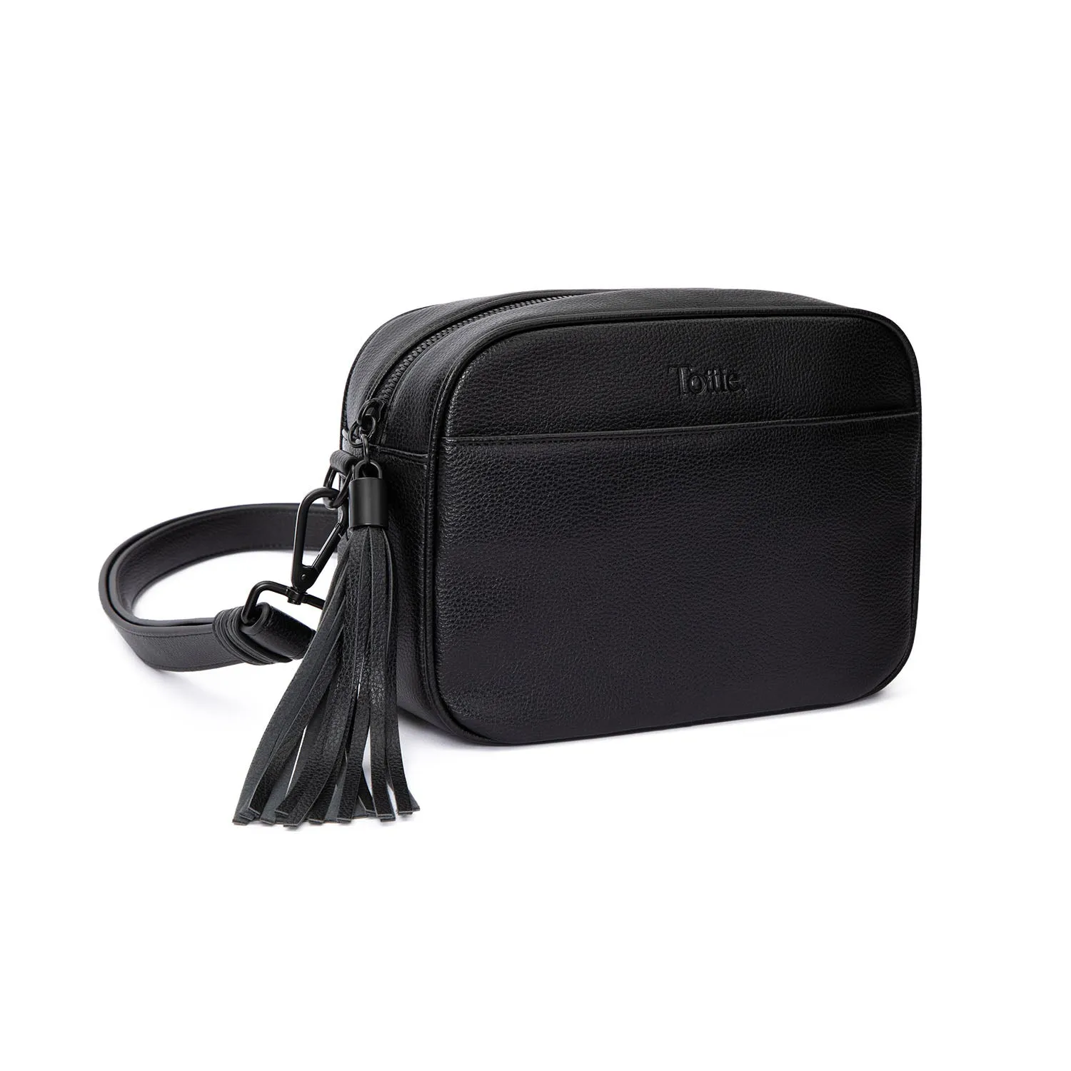 The Bestie Crossbody Bag V2 (Black / Black)