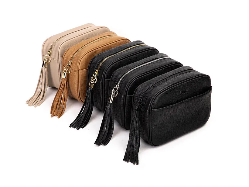 The Bestie Crossbody Bag V2 (Black / Black)