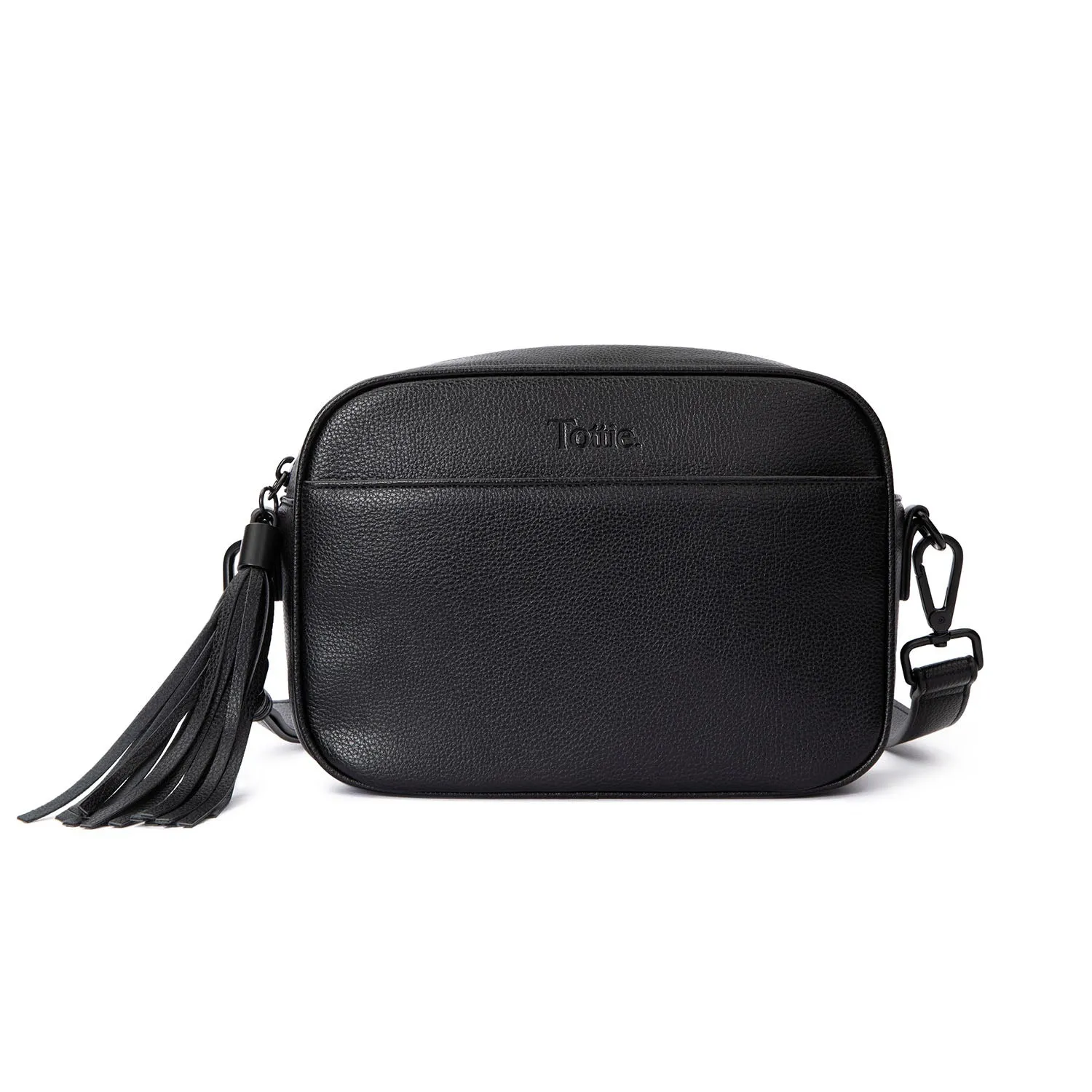 The Bestie Crossbody Bag V2 (Black / Black)