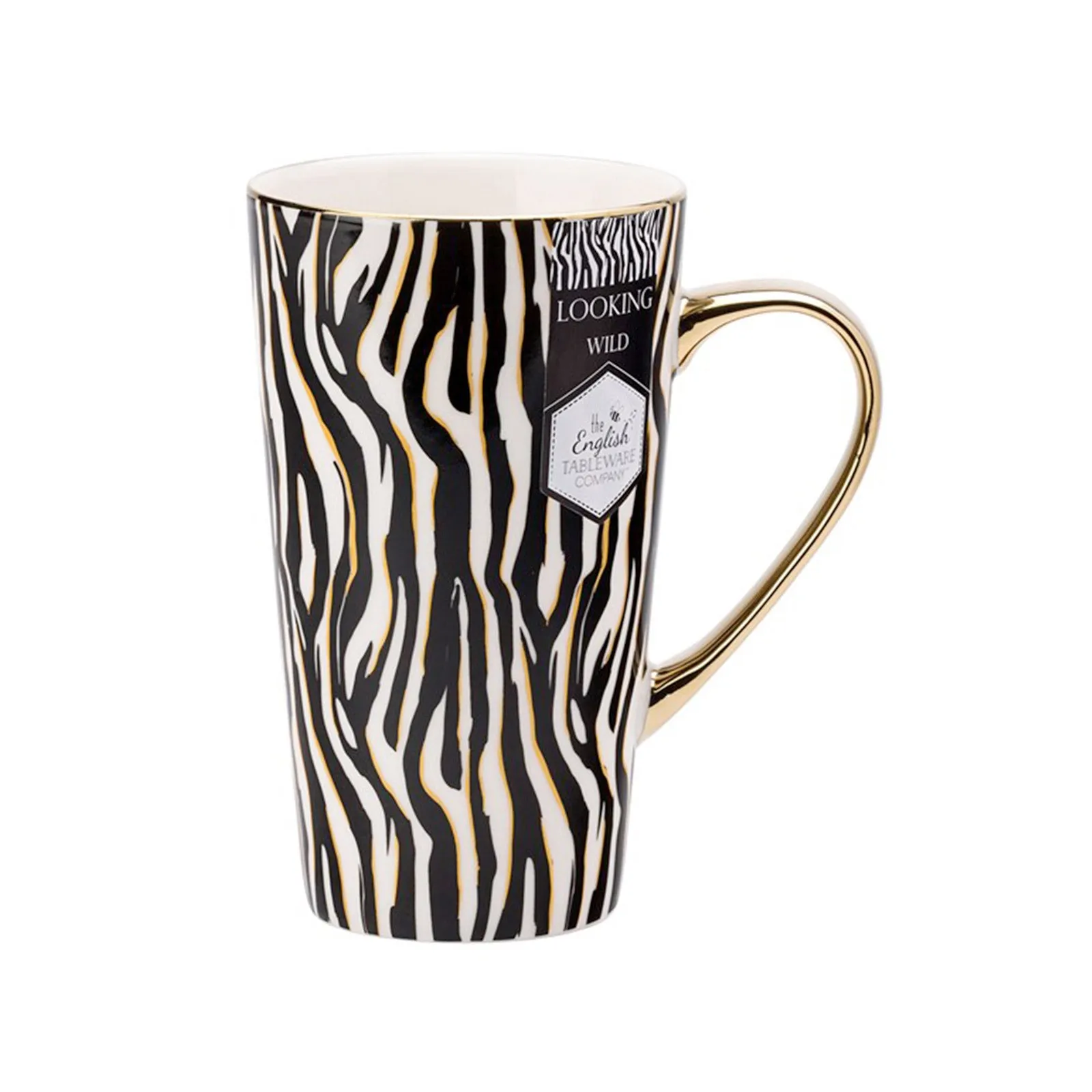 The English Tableware Company Looking Wild Zebra Mug