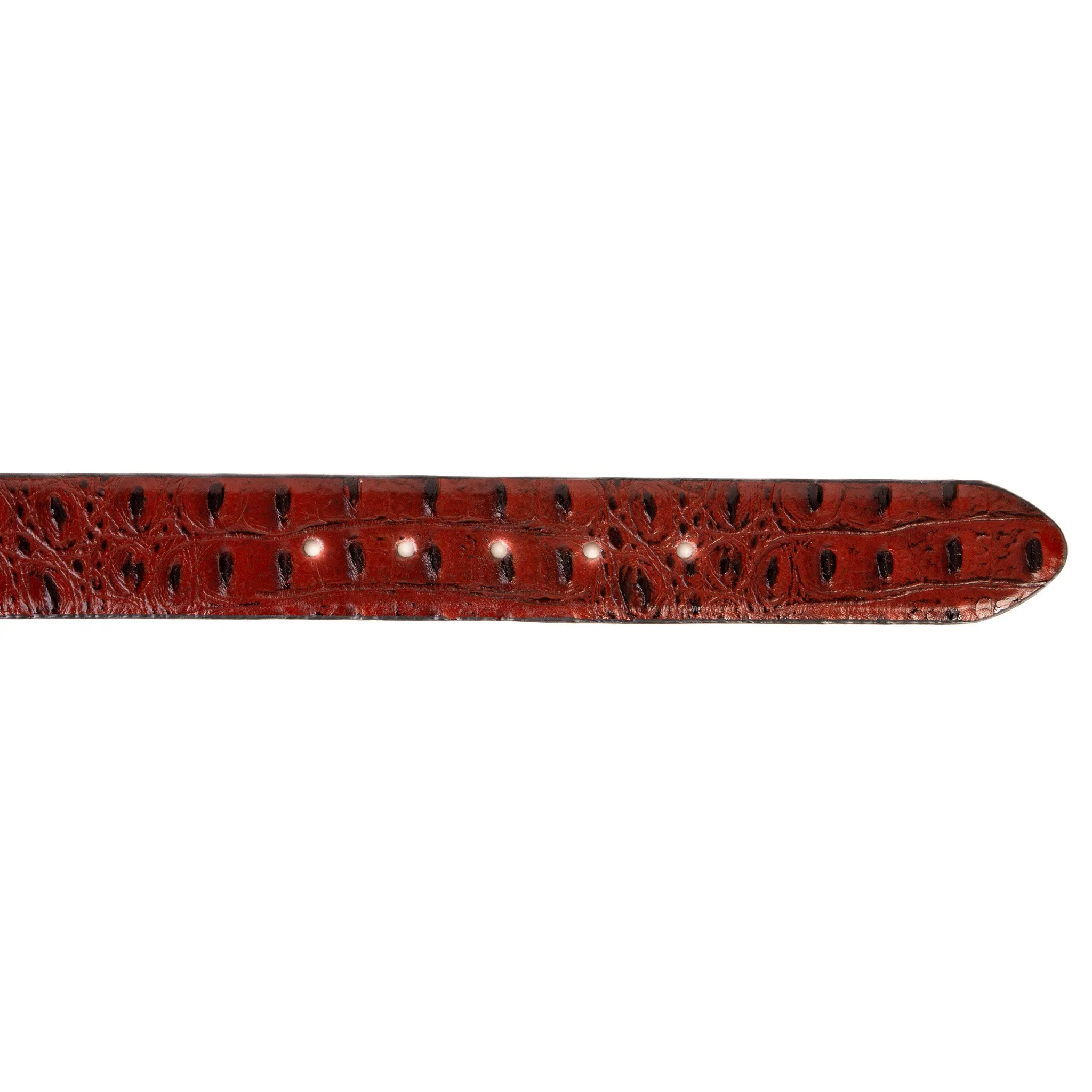 The Savamala Burgundy Leather Belt