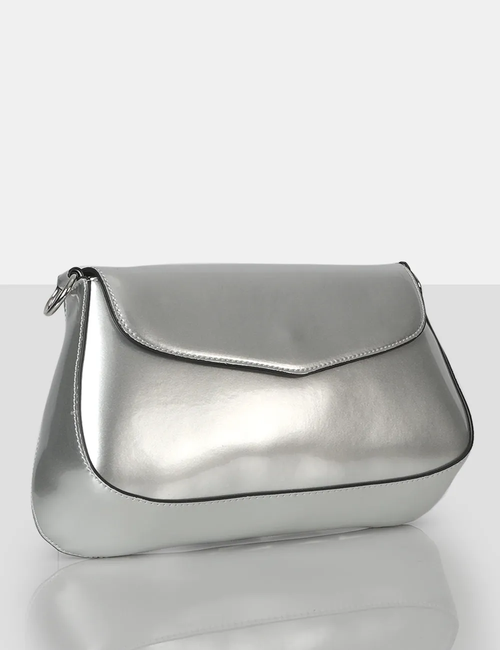 The Serena Silver Shoulder Bag