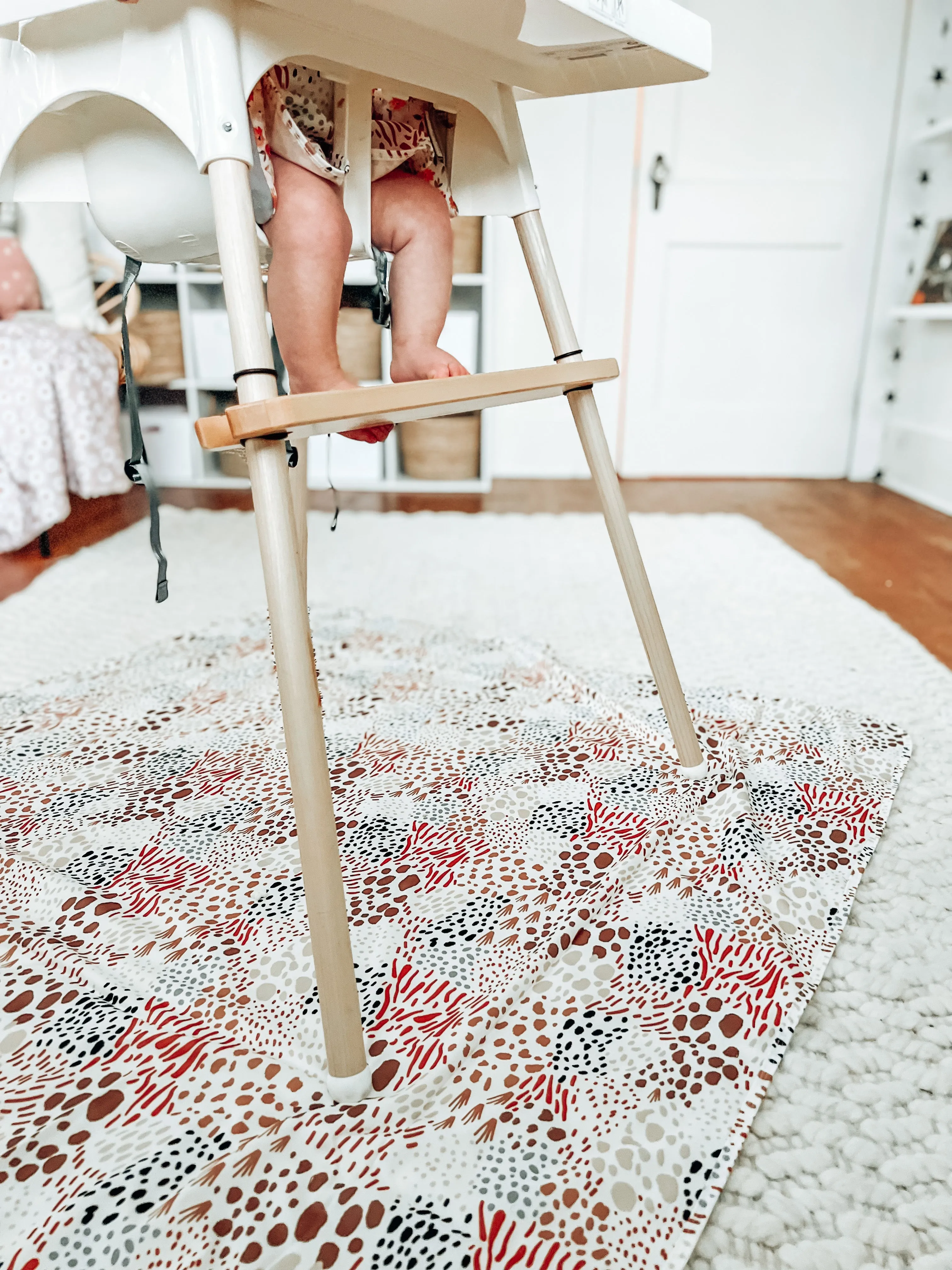 Wild Splash Mat - A Waterproof Catch-All for Highchair Spills and More!